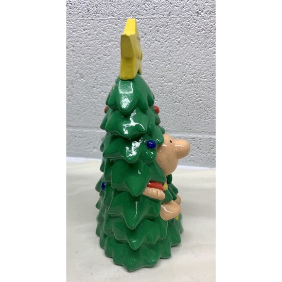 Vintage 9” Ziggy 1981 Ceramic Christmas Tree piggy bank Universal Press Syn. - Picture 7 of 9